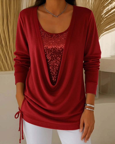 Zara | Chic Sequin Two-Piece Top