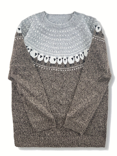 Woolly | Cozy Jacquard Winter Sweater