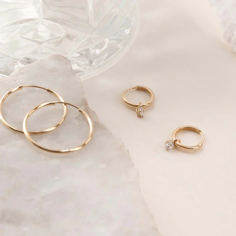 Luna | Gold Hoop Earrings