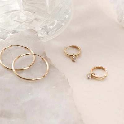 Luna | Gold Hoop Earrings