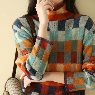 Cleo | Warm Retro Knit Sweater
