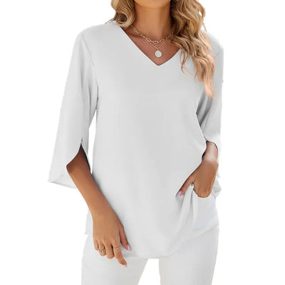 Esmira | Chic V-neck Blouse