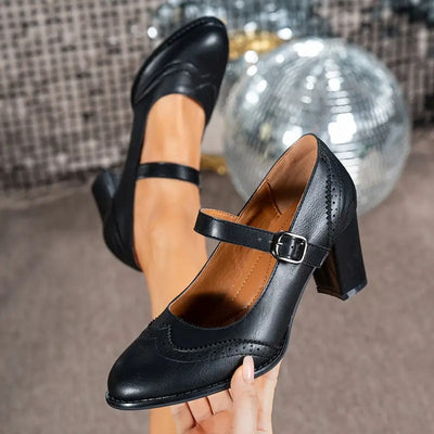 Dasha | Chic High-Heels with Buckle
