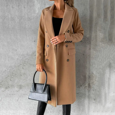 Mila | Elegant Double Breasted Coat