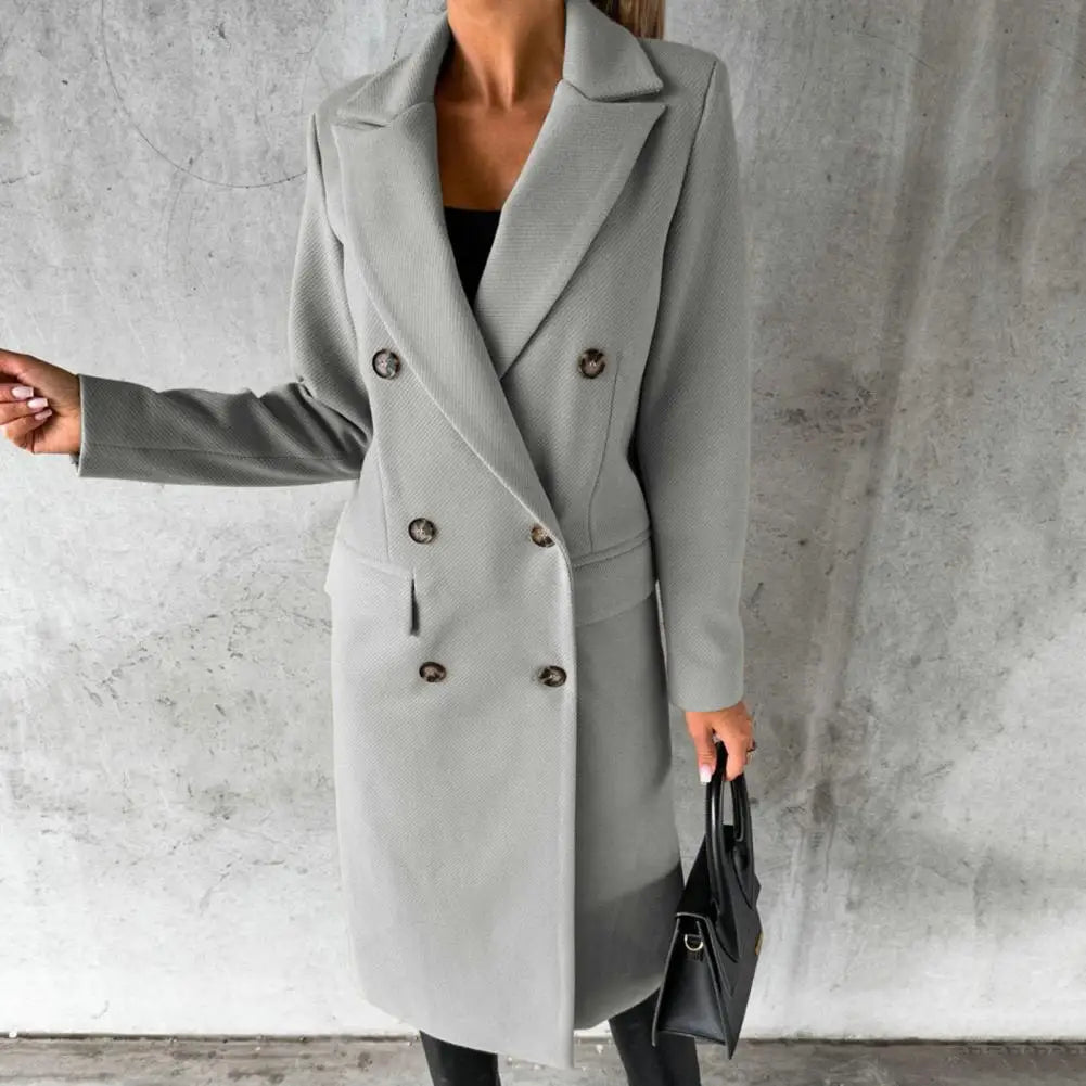 Mila | Elegant Double Breasted Coat