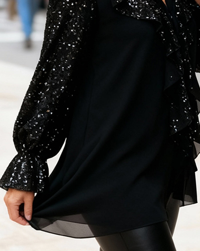 Mira | Ruffled Loose Blouse