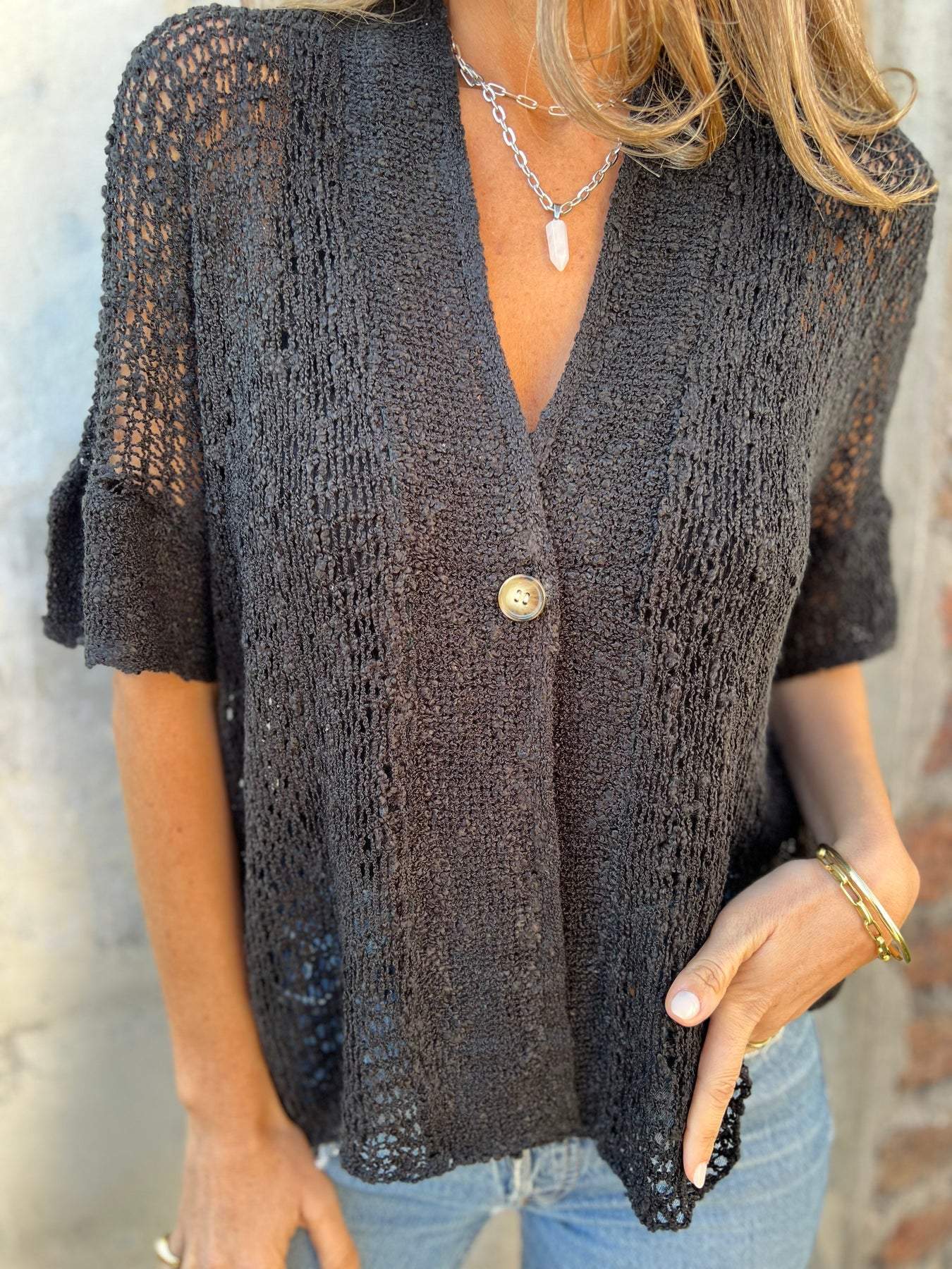 Vesper | Chic Textured Blouse