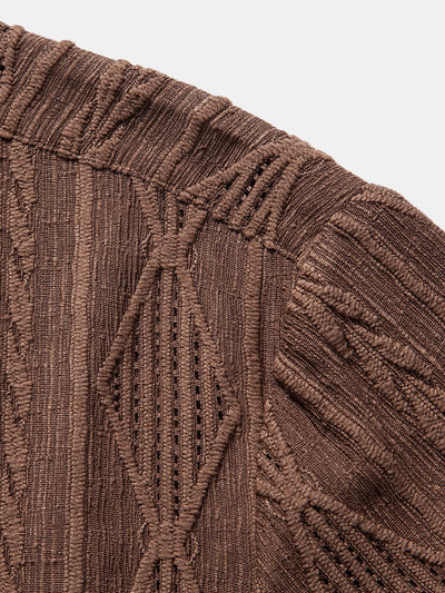 Koa | Stylish Jacquard Shirt Set