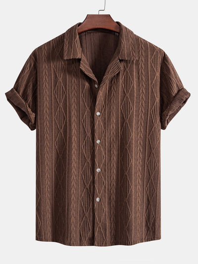 Koa | Geometric Cuban Shirt Set