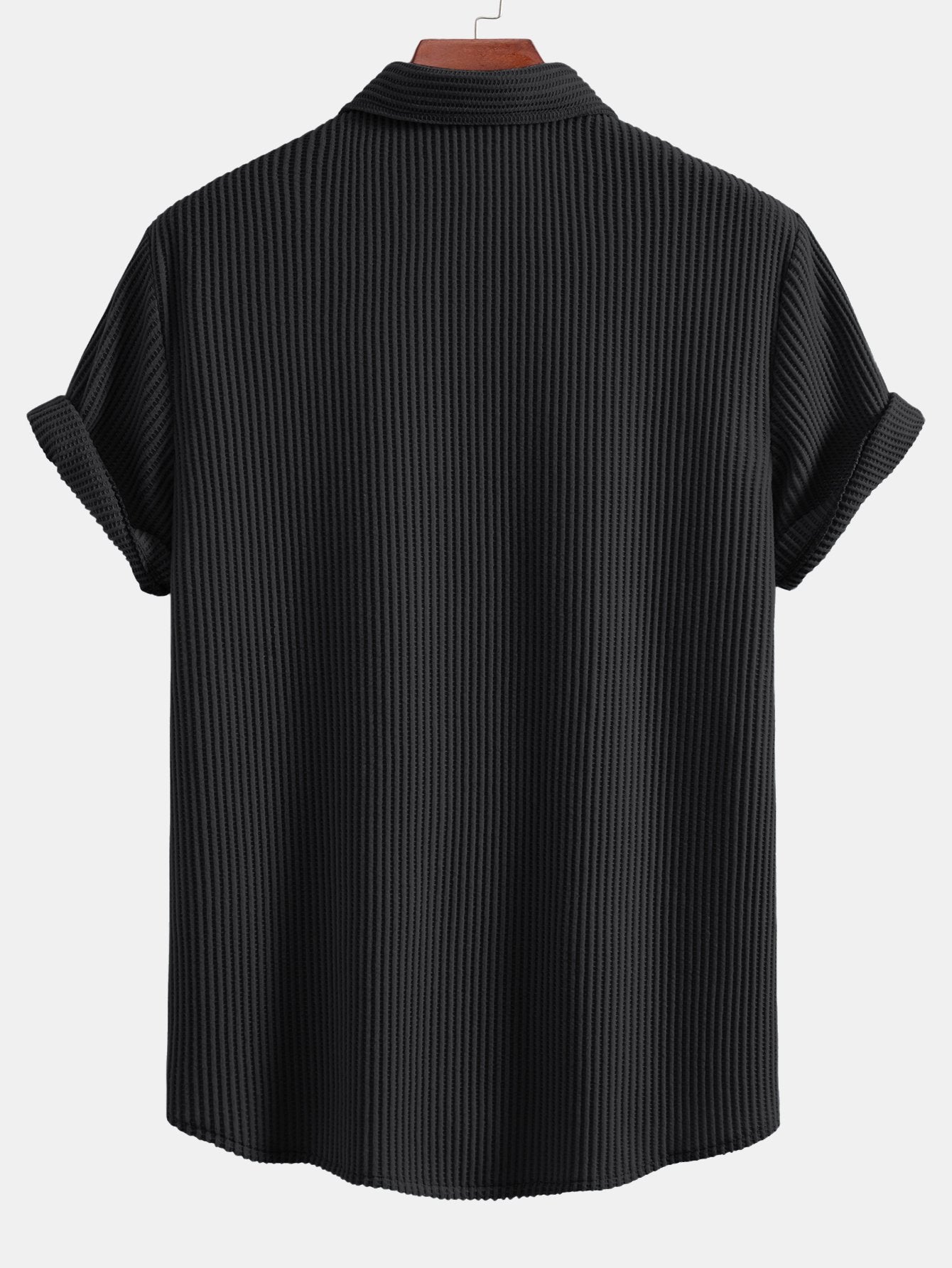 Breezy | Casual Waffle Button Shirt