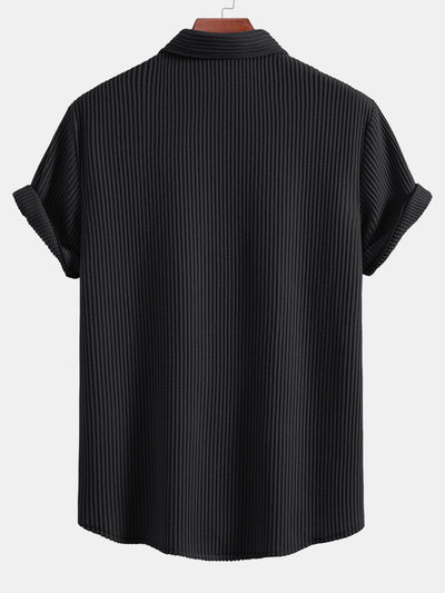 Breezy | Casual Waffle Button Shirt