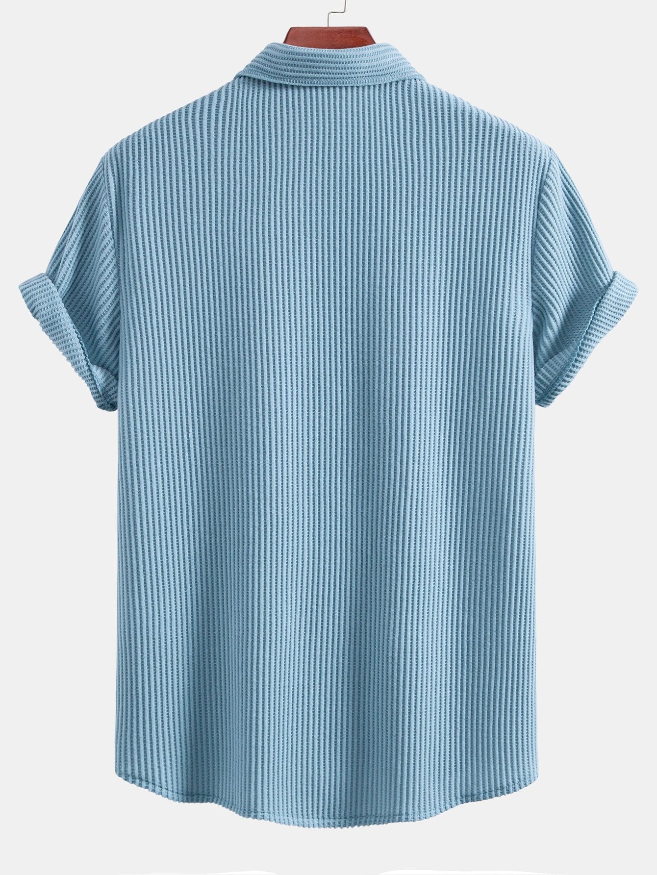 Breezy | Casual Waffle Button Shirt