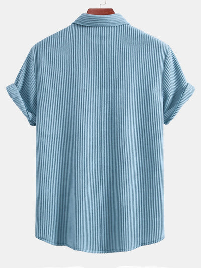 Breezy | Casual Waffle Button Shirt