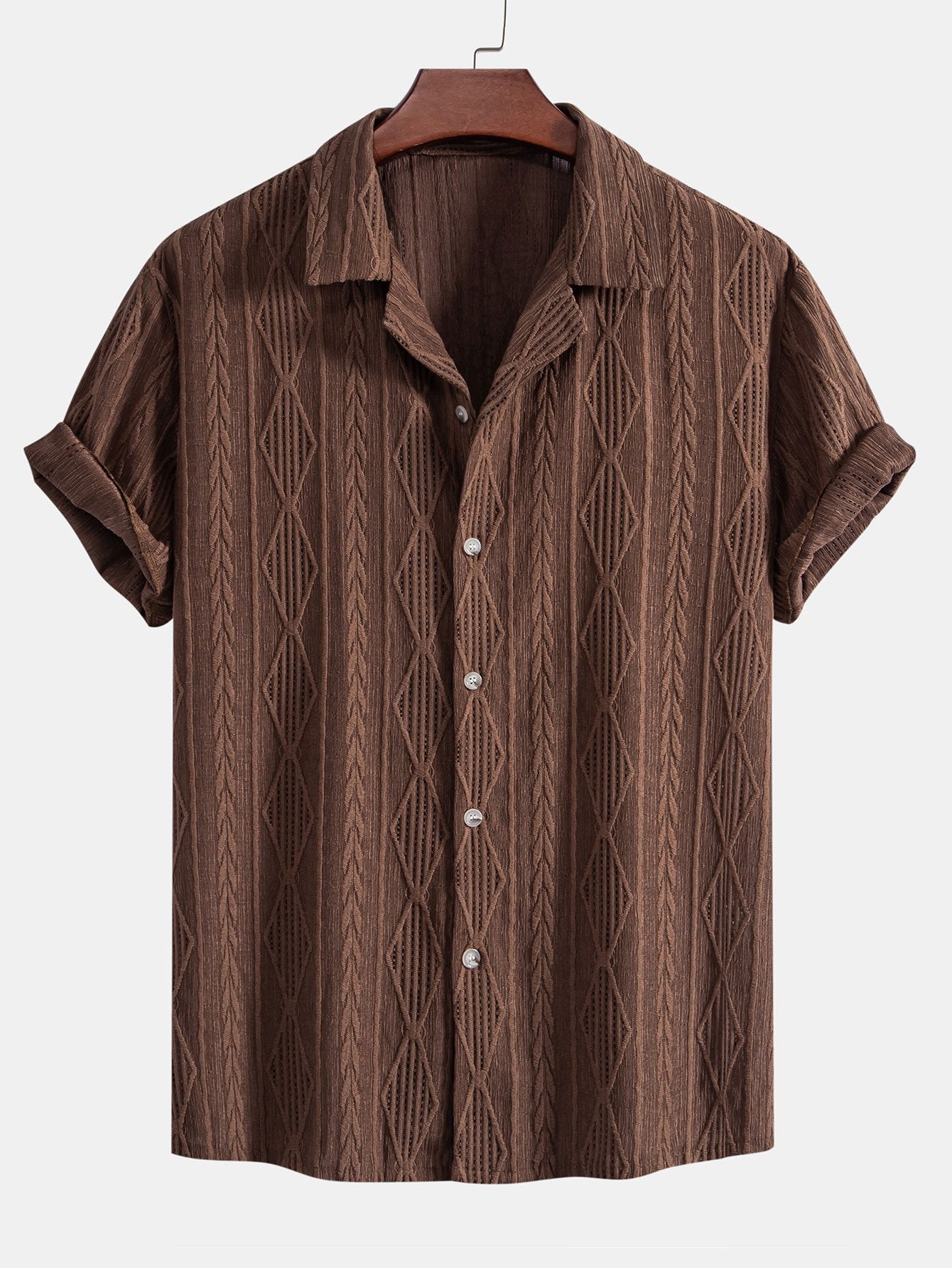 Koa | Stylish Jacquard Shirt Set