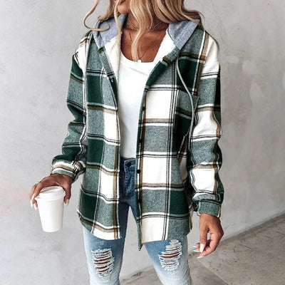 Cleo | Warm Plaid Jacket