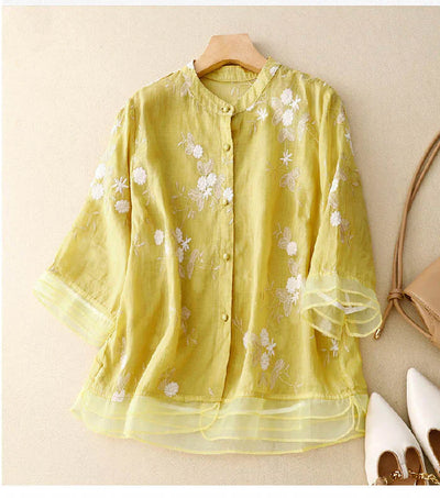 Mira | Chic Embroidered Blouse