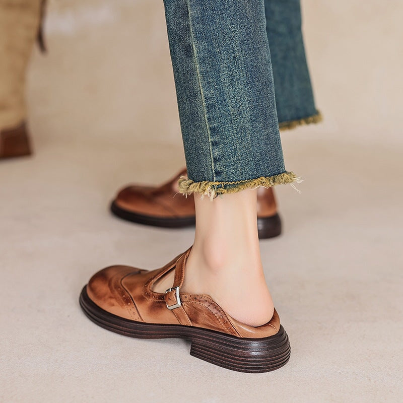 Mira | Chic Leather Mary Janes