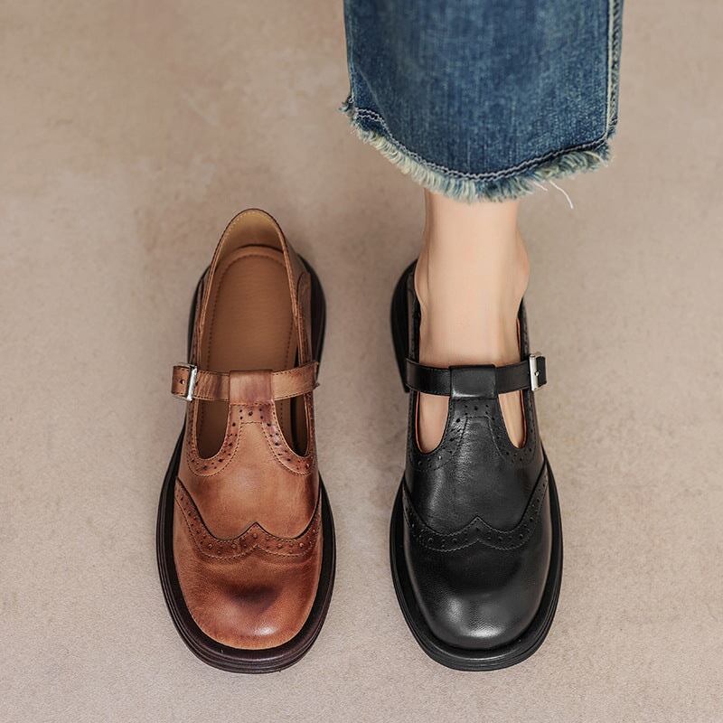 Mira | Chic Leather Mary Janes