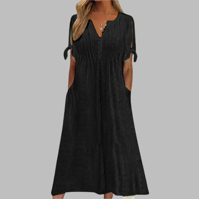 Mila | Chic Tie-Sleeve Dress