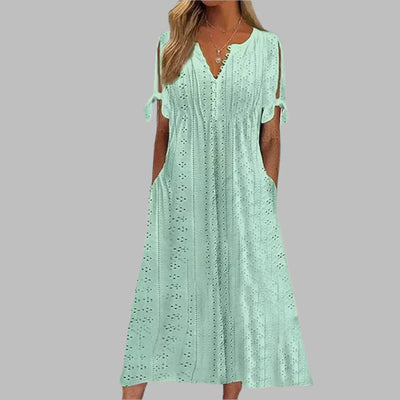 Mila | Chic Tie-Sleeve Dress