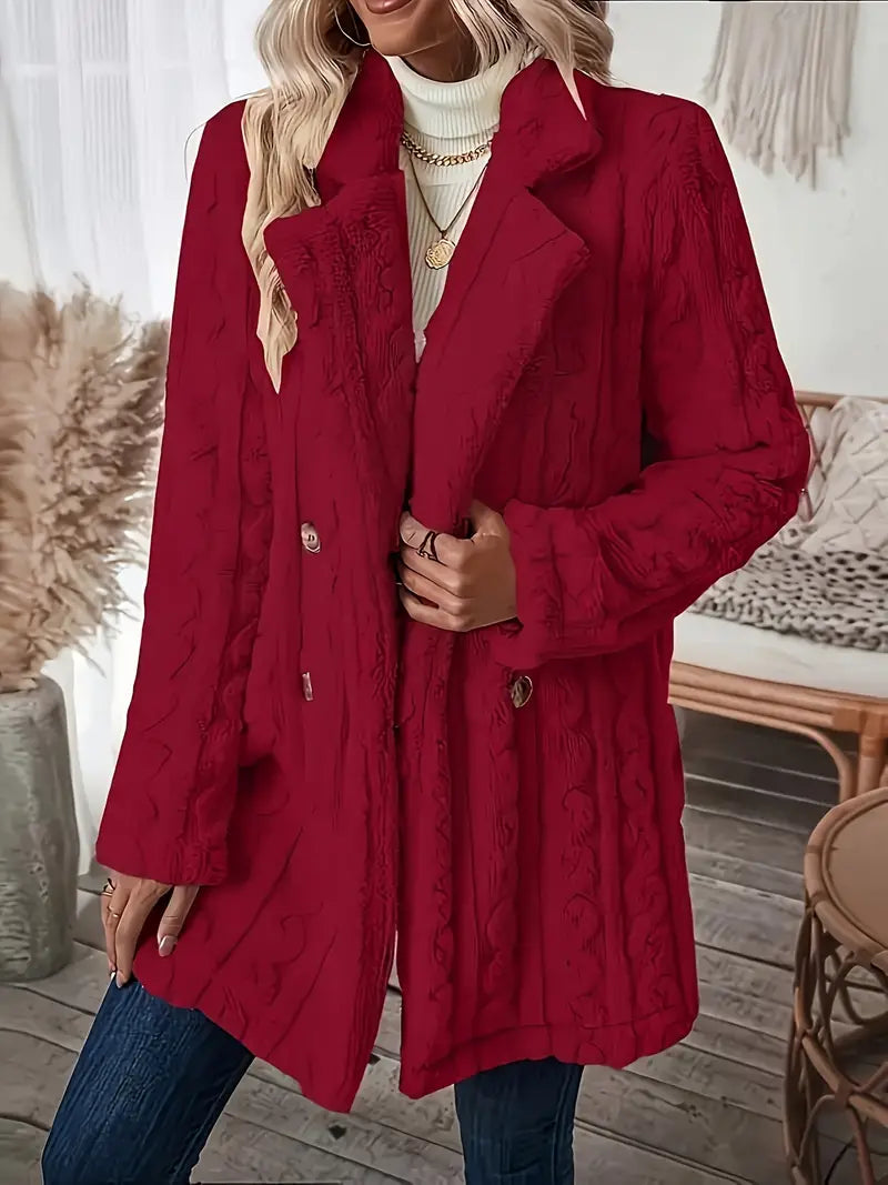 Nora | Textured Winter Coat