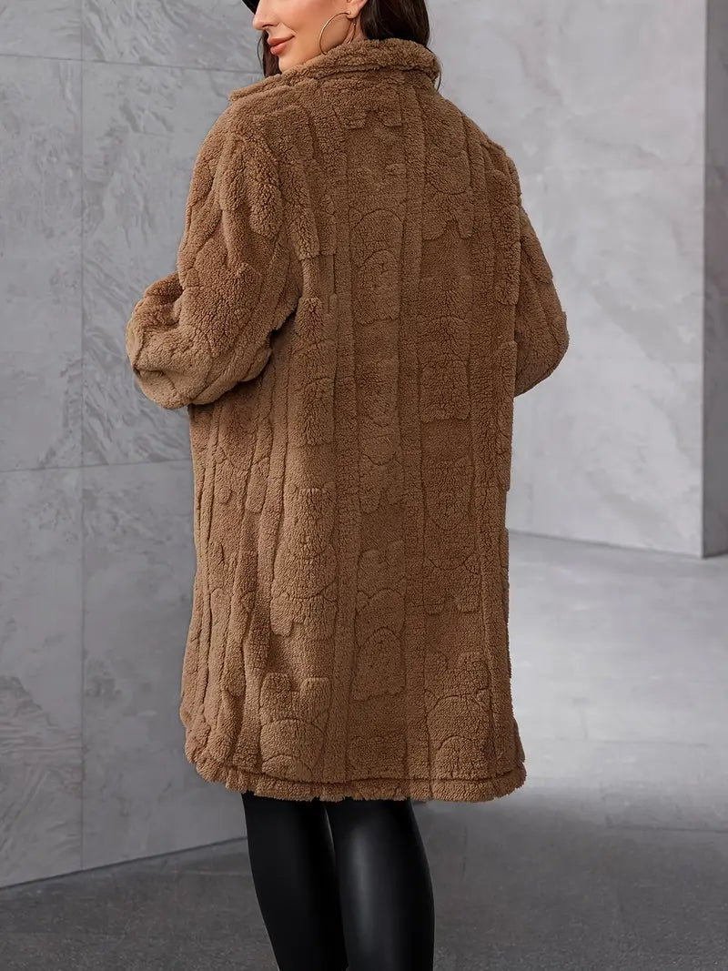 Nora | Textured Winter Coat