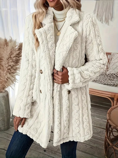 Nora | Textured Winter Coat