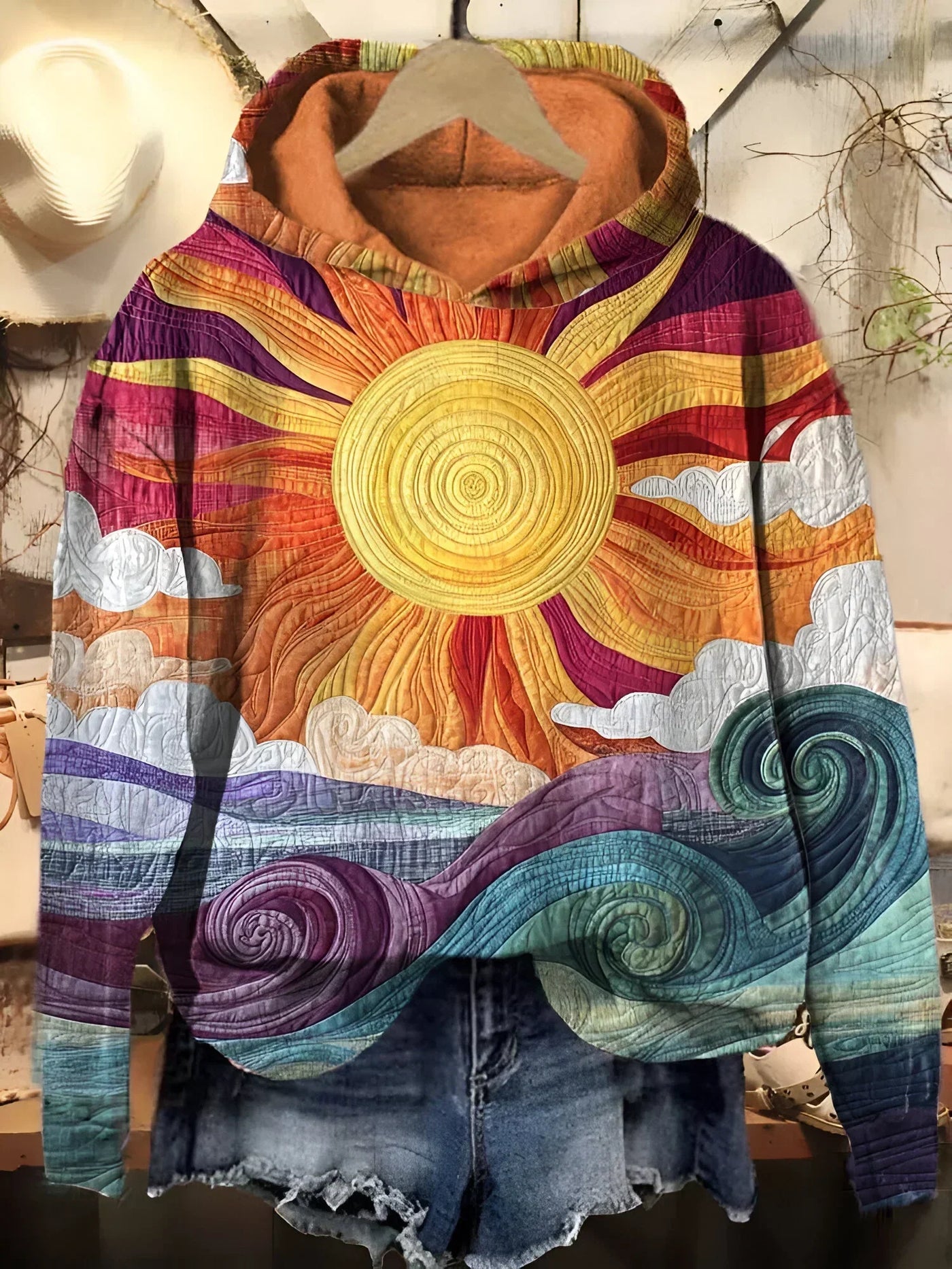 Sunny | Vintage-Inspired Relaxed Hoodie