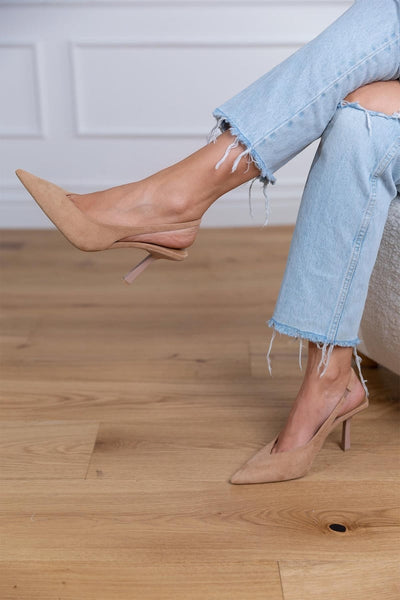 Vesper | Chic Nude Slingback Heels