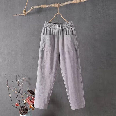 Cleo | Stylish Linen Blend Pants
