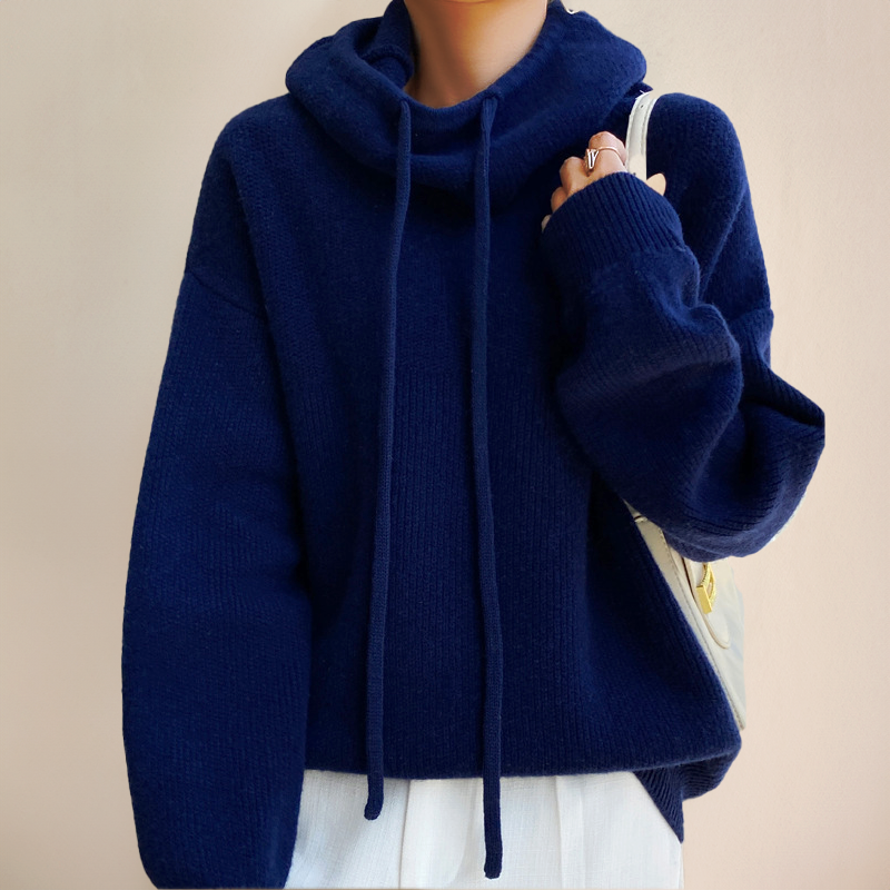 Milo | Snug Hooded Knit Sweater