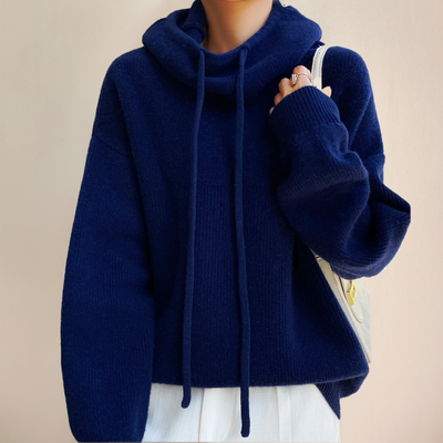 Milo | Snug Hooded Knit Sweater