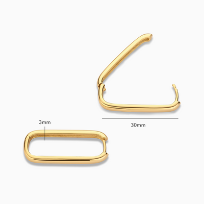 Nala | Chic Gold Hoop Earrings