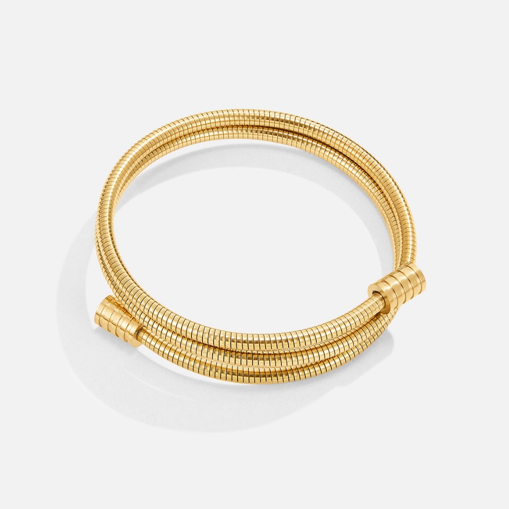 Zara | Elegant Twisted Gold Bracelet