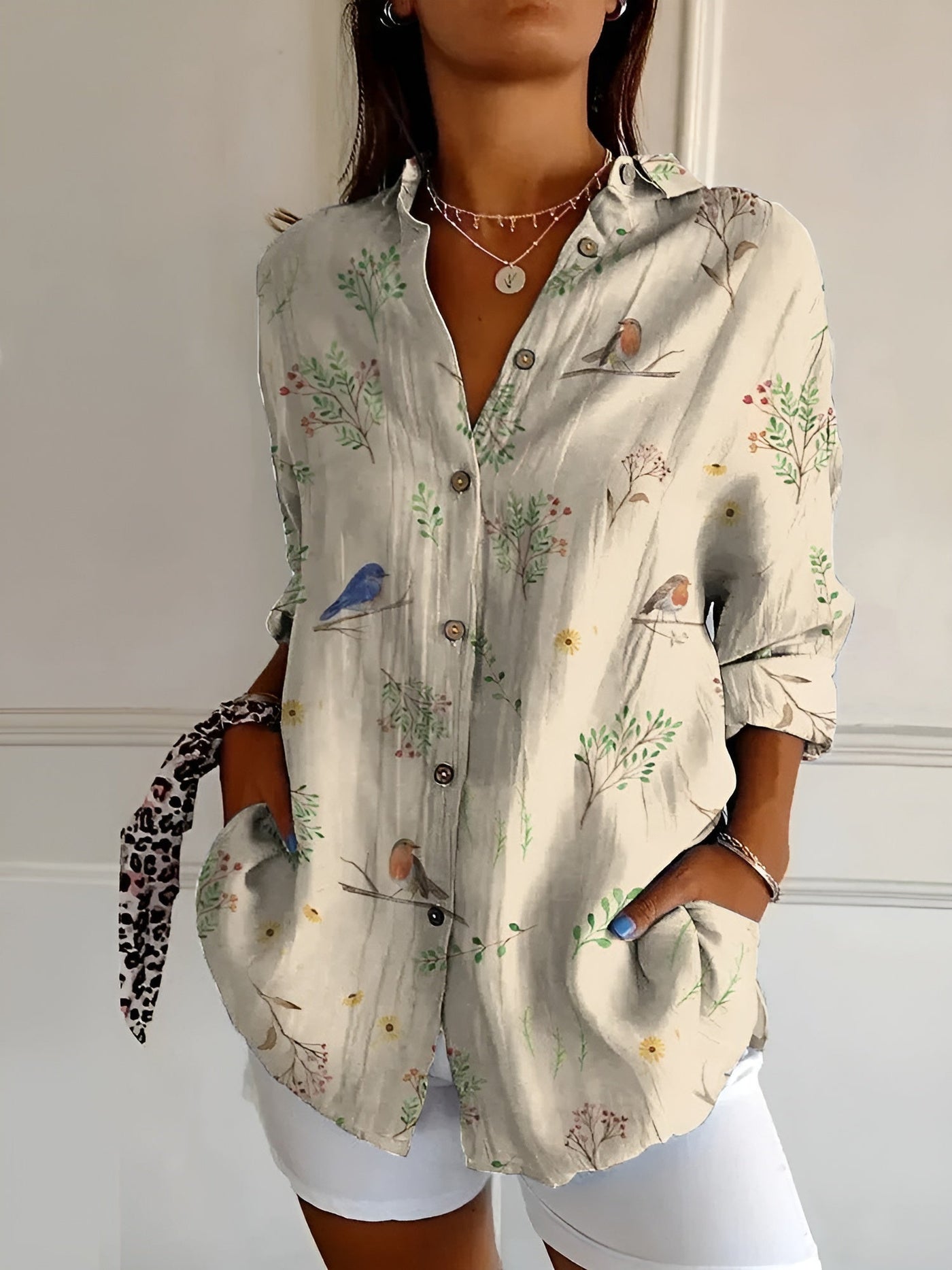 Vera | Floral Cotton Blouse