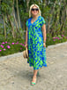 Flora | Chic Floral Midi Dress