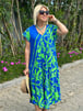 Flora | Chic Floral Midi Dress