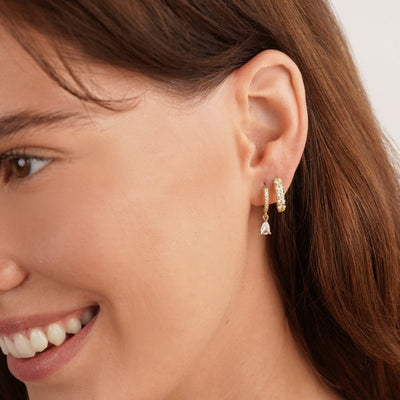 Aurelia | Luxe Crystal Gold Earrings